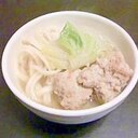 生姜でポカポカ！鶏つみれうどん